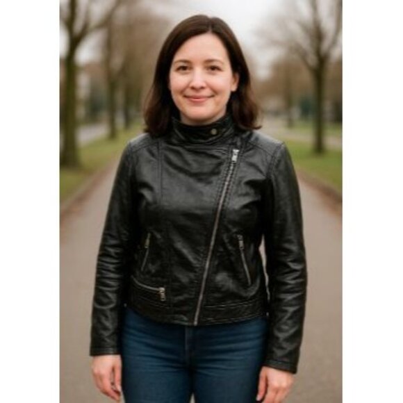 Collection B Size Small Faux Leather Biker Women's  Jacket Small MRSP 89.00 - Picture 1 of 8